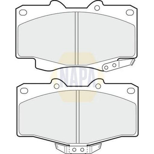NAPA Front Brake Pad Set NBP1196