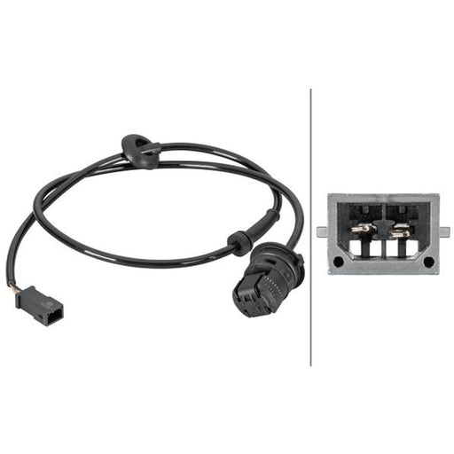 Hella ABS Wheel Speed Sensor Rear 6PU 012 806-791