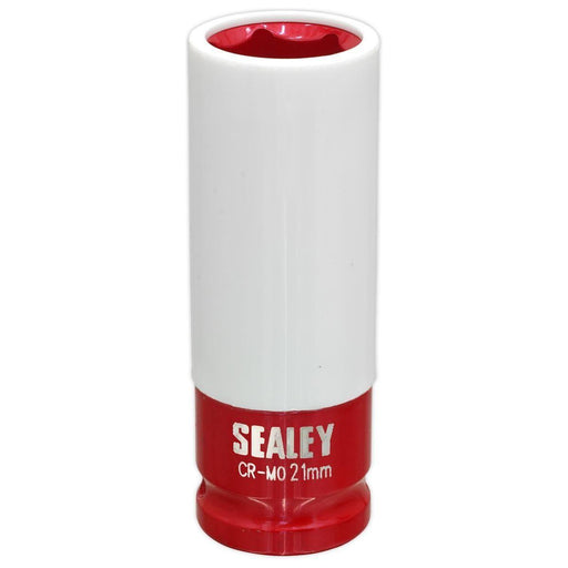 Sealey Alloy Wheel Impact Socket 21mm 1/2"Sq Drive SX03021 Sealey  - Town Parts