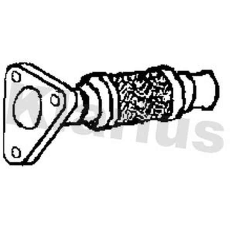 Klarius Exhaust Pipe OD VW1684D