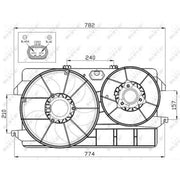 NRF Engine Cooling Fan 47452
