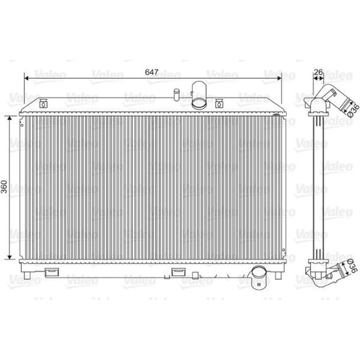 Valeo Engine Radiator 701561