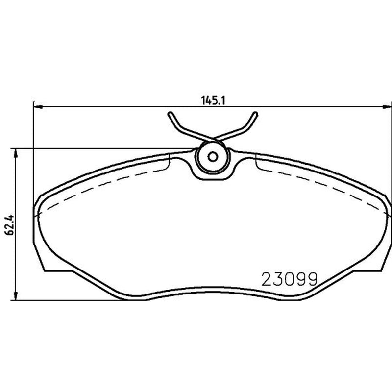Mintex Front Brake Pad Set MDB2159