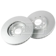 Borg & Beck 2 x Vented Front Brake Discs BBD4253-x2