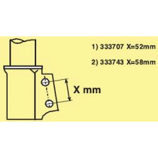 KYB Shock Absorber Damper Strut Front 333707