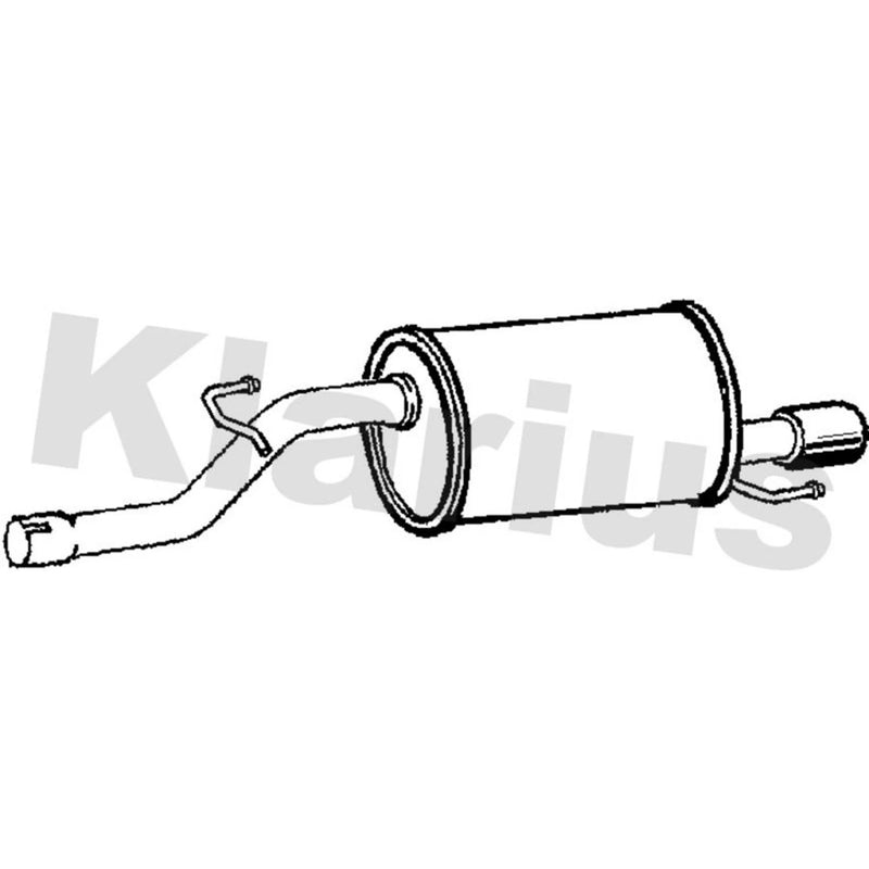 Klarius Box With Tail Pipe Rear GM572K