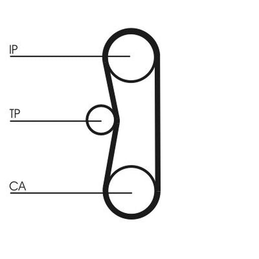 Continental CTAM Timing Belt Kit with Rollers CT662K1