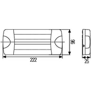 Hella Tail Light / Lamp LED Left 2VA 980 710-301