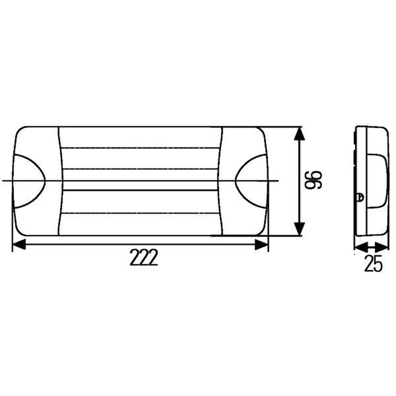 Hella Tail Light / Lamp LED Left 2VA 980 710-301