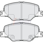 Fahren Front Brake Pad Set fits Opel Insignia B Grand Sport 2017 on 1.5 1.6