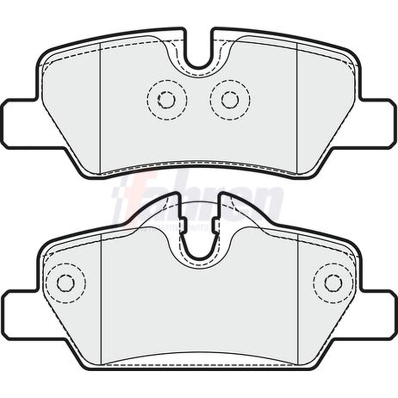 Fahren Rear Brake Pad Set FBP3378