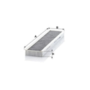 MANN-FILTER Cabin Air Filter (Pollen Filter) below the glove comp CUK 4624