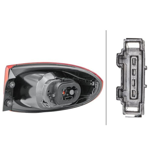 Hella Tail Light / Lamp WY21W Left 2SD 009 691-091