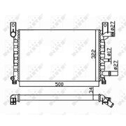 NRF Engine Radiator 506220