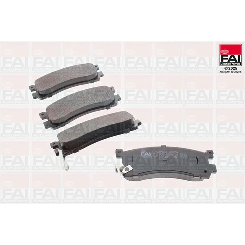 FAI Rear Brake Pad Set BP663