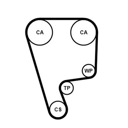 Continental CTAM Timing Belt Kit with Rollers CT794K1
