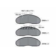 Textar Front Brake Pad Set 2998401