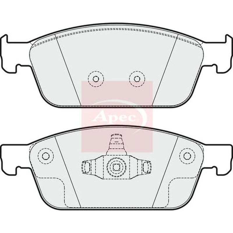Apec Front Brake Pad Set PAD1949
