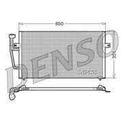 Denso Air Conditioning Condenser fits Volvo S40 I 1995-2003 1.6 1.8 1.9 2.0