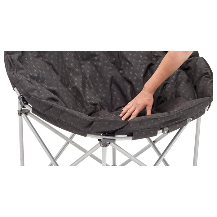 Outwell Casilda Camping Moon Chair Camping Moon Black Folding - Outwell - Van Life Living