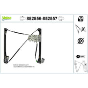 Valeo Electric Window Regulator Lifter Right Front 852557