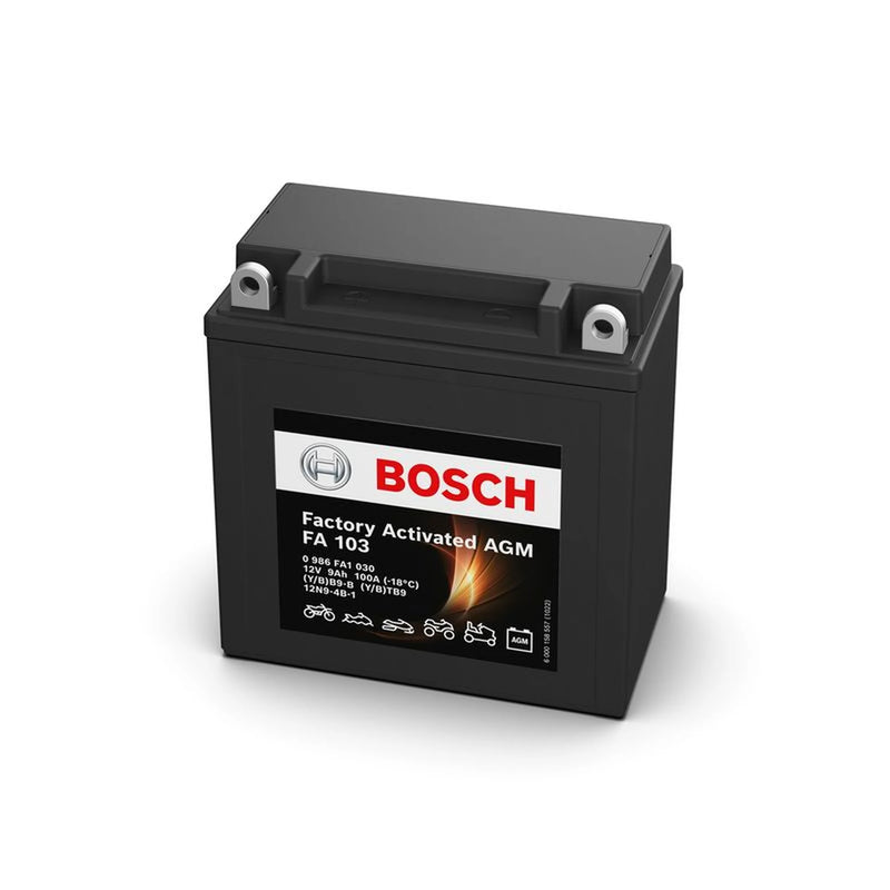 Bosch Batteries Battery 12V 9Ah 100A 0 986 FA1 030