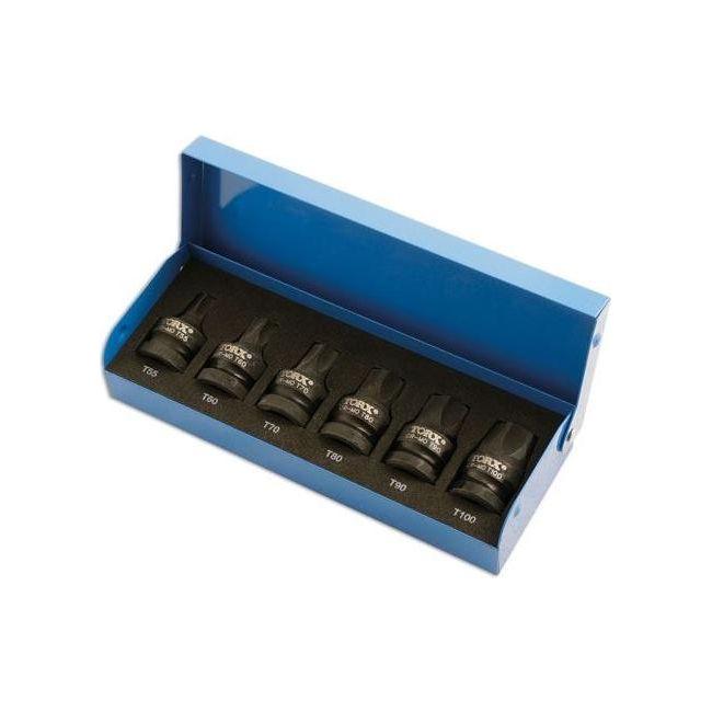 Laser Heavy Duty Torx Socket Bit Set 1/2"D 6pc 4947 Laser  - Town Parts