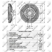 NRF Radiator Fan Clutch 49518
