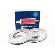 Borg & Beck 2 x / Front Brake Discs BBD4800-x2