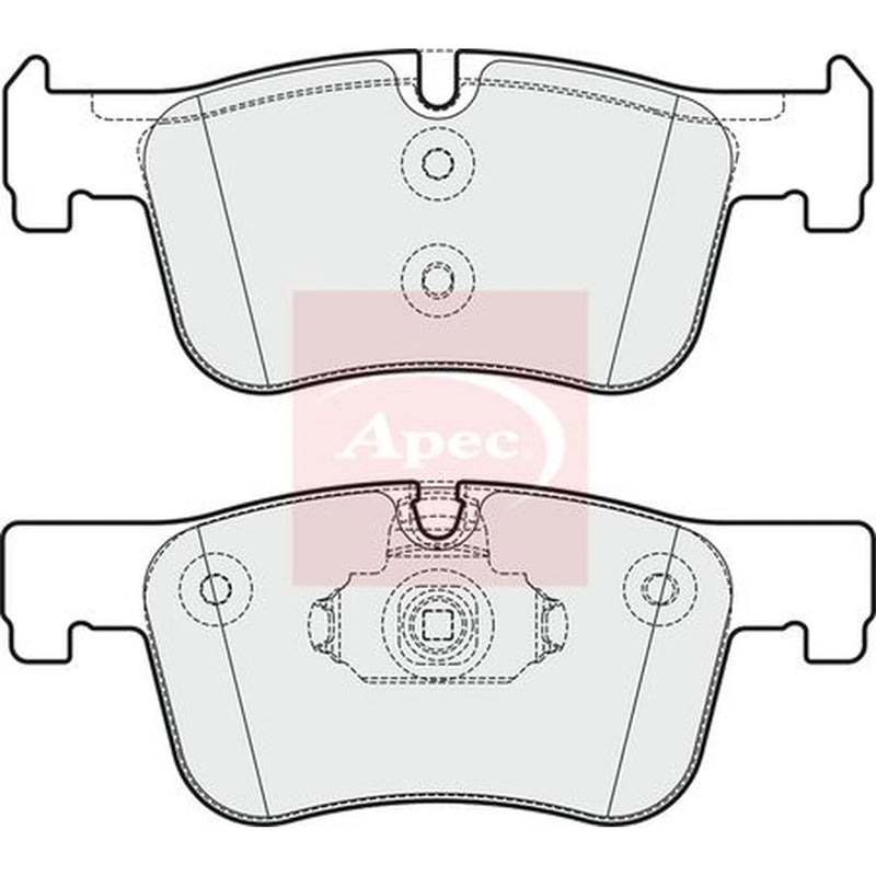 Apec Front Brake Pad Set PAD1875