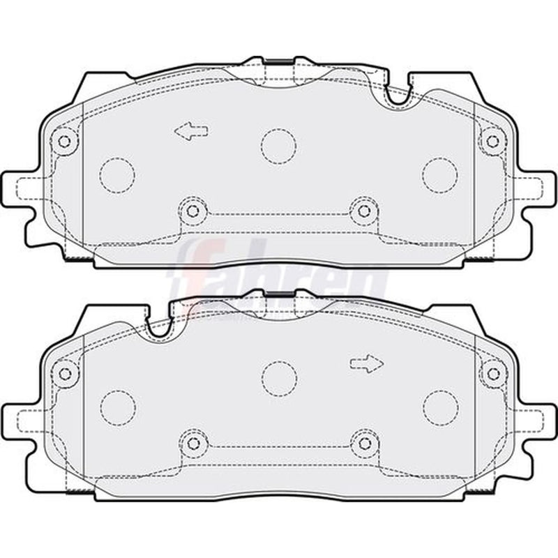 Fahren Front Brake Pad Set fits Audi A3 2021-2022