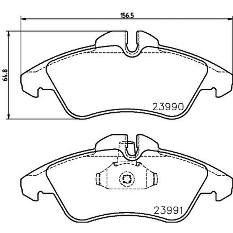 Mintex Front Brake Pad Set MDB3021