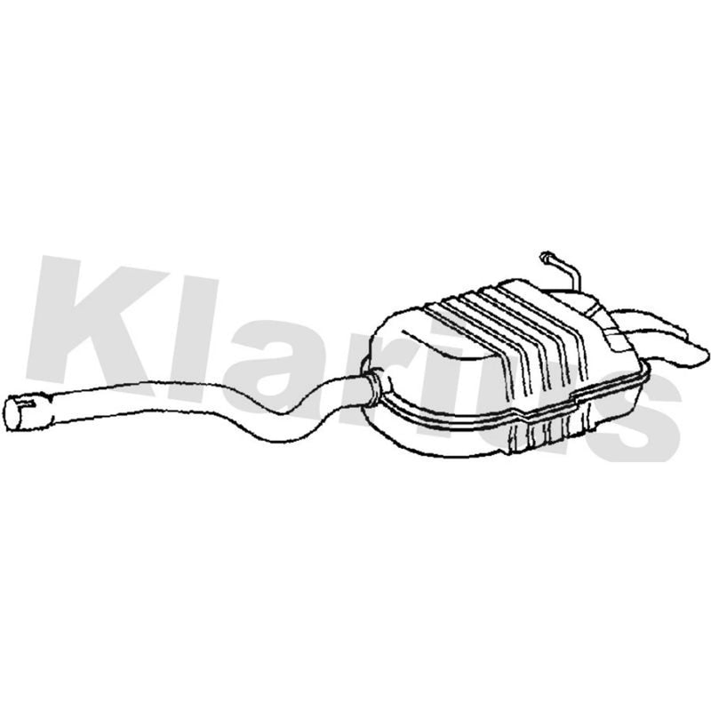 Klarius Box With Tail Pipe Rear SK87M