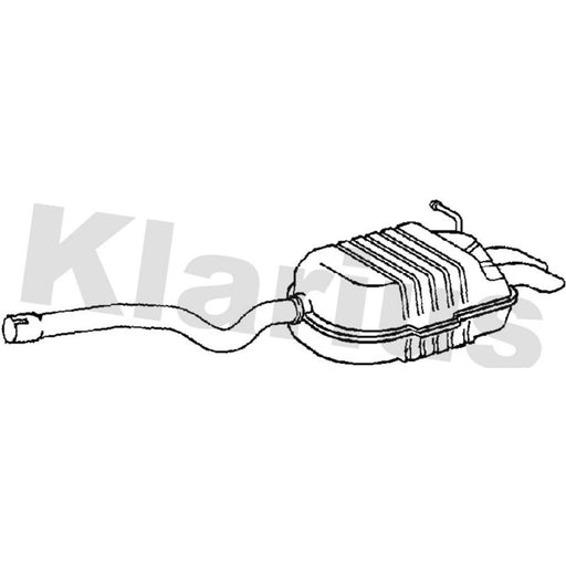 Klarius Box With Tail Pipe Rear SK87M