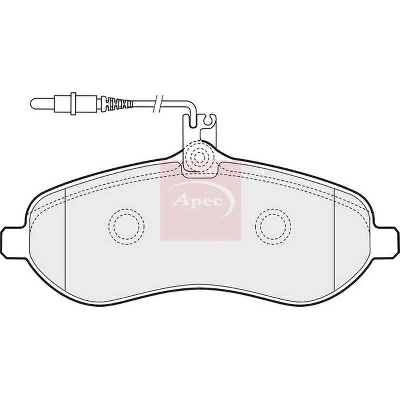 Apec Front Brake Pad Set PAD1539