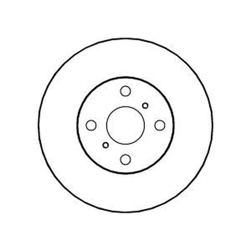 Abtex 2 x Vented Front Brake Discs BD1191V-x2