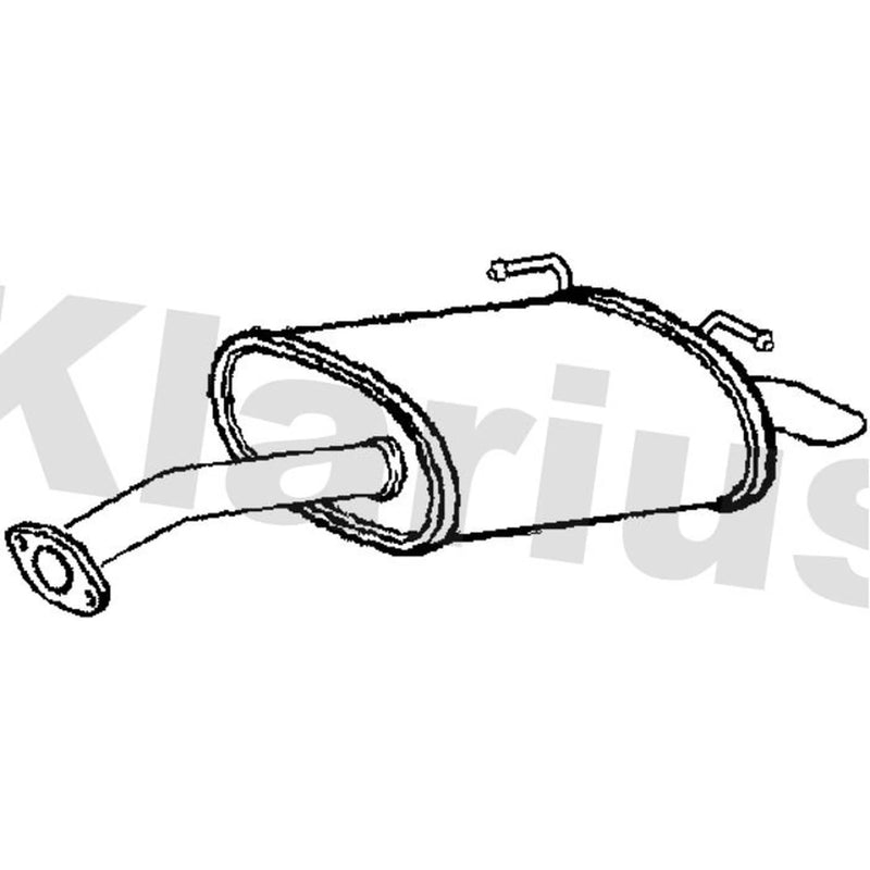 Klarius Box With Tail Pipe Rear HA464Q