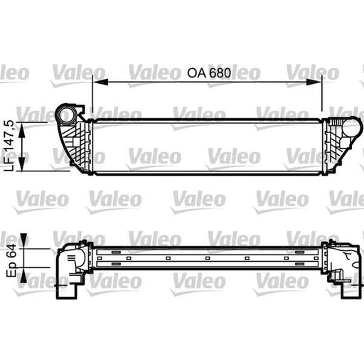 Valeo Intercooler (Charge Air Cooler) 817828