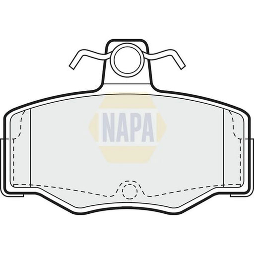 NAPA Rear Brake Pad Set NBP1027