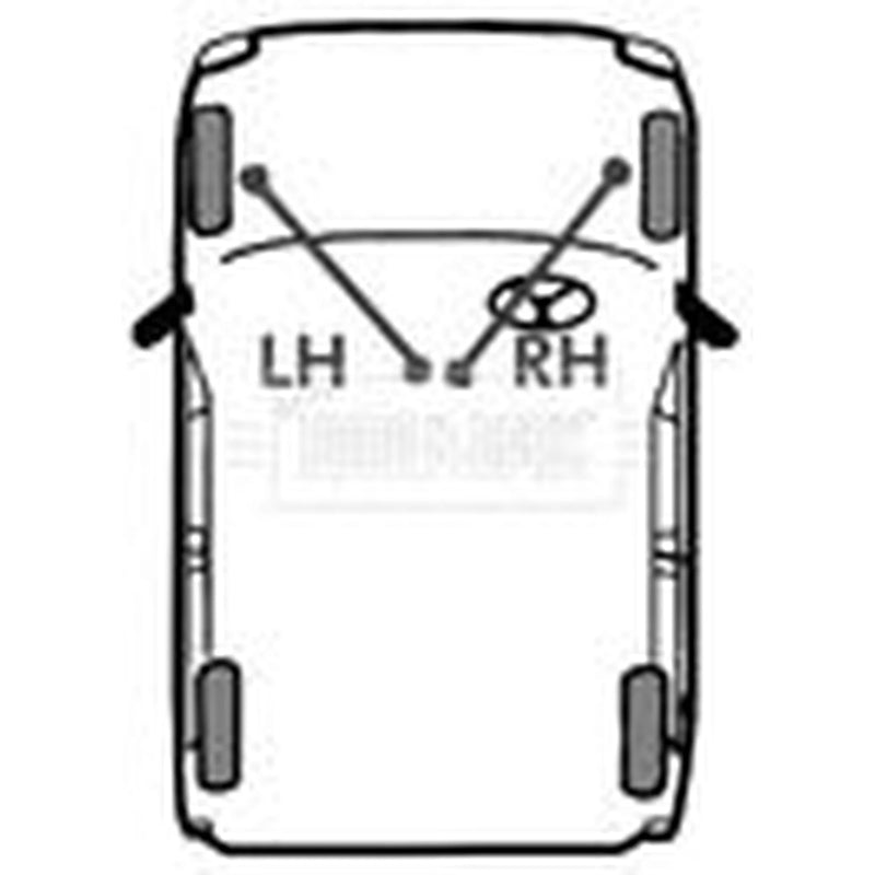 Borg & Beck Handbrake Cable Right Front BKB1260