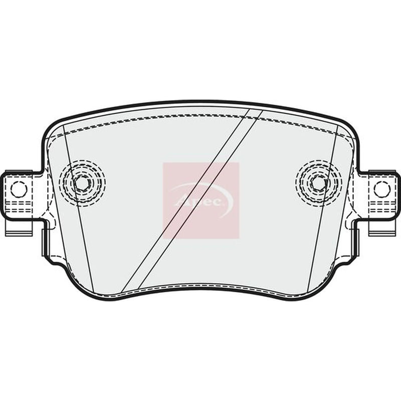 Apec Rear Brake Pad Set PAD1961