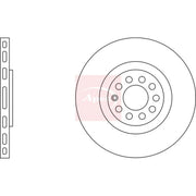 Apec 2 x Vented Front Brake Discs DSK2031-x2