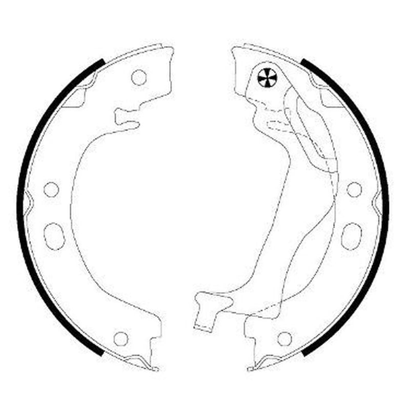 Textar Parking Brake Shoe Set 91066500