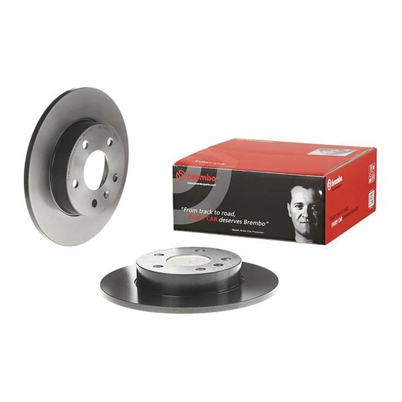 Brembo 2 x Solid Rear Brake Discs 08.7627.11-x2