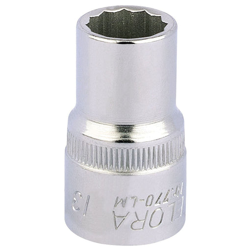 Draper Elora Bi-Hexagon Socket, 1/2" Sq. Dr., 13mm 24583 Draper  - Town Parts