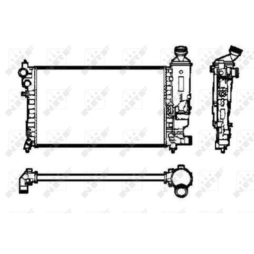 NRF Engine Radiator 50434