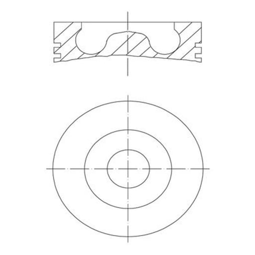 Mahle Piston Cylinder Bore = 86mm 015 96 02
