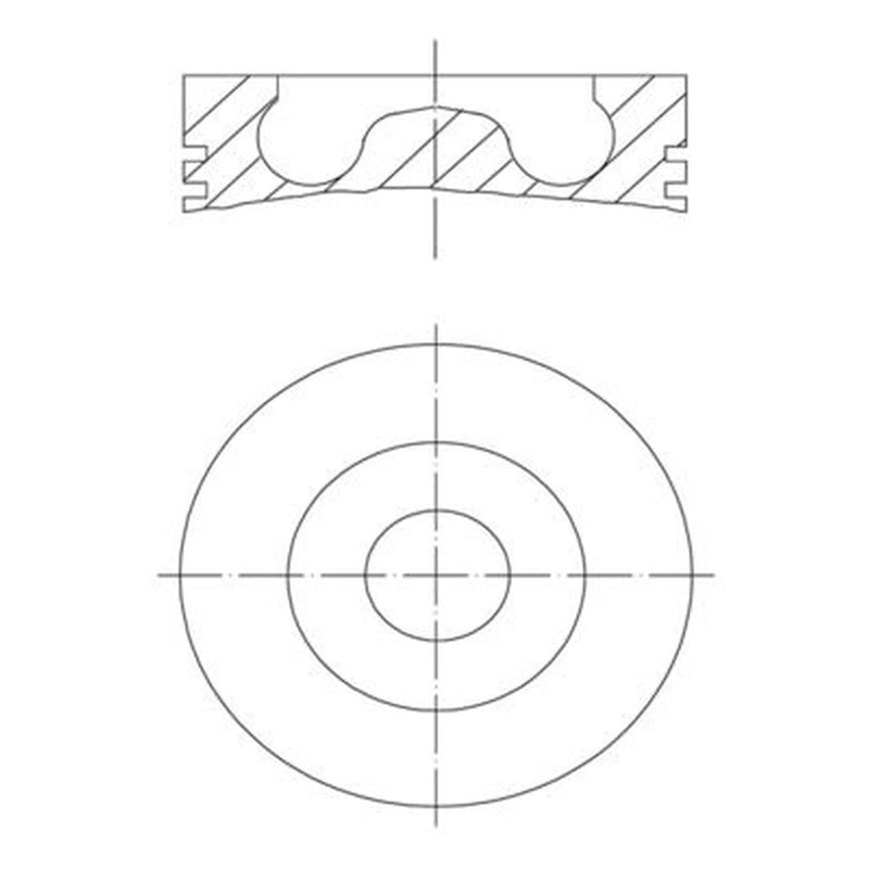 Mahle Piston Cylinder Bore = 103mm 037 PI 00145 002