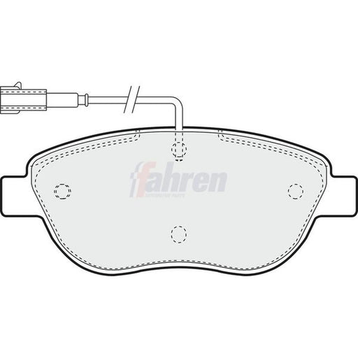 Fahren Front Brake Pad Set FBP3164
