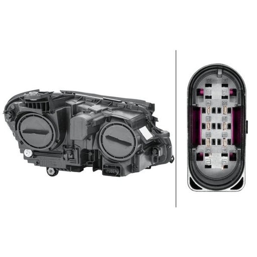 Hella Headlight Headlamp H7/H7 Left 1EG 012 076-051